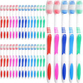 250 Pack Soft Bristle Travel Toothbrushes - Individually Wrapped Multi-Color Set (Honeydak)