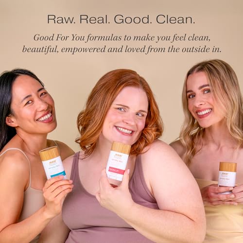 RAW Sugar Deodorant Stick Bundle - Aluminum-Free, Sensitive Skin, Vanilla & Charcoal Scent, Pack of 3