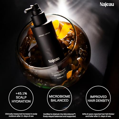 Najeau Copper Hair Loss Treatment for Thinning Hair - Vegan, Paraben-Free