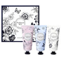 Perfumed Hand Cream Set ? Long-Lasting Fragrance, Wrinkle Care & Moisturizing, with Shea Butter & Adenosine, Hypoallergenic, 3 Scents (White Floral, Pink Bloom, Musky Floral) ? 100ml Each