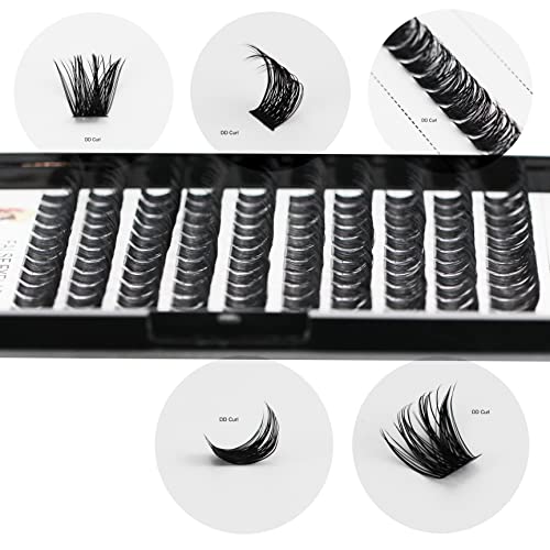 ¡æVAYATOR Lashes Mixed Kit/False Lashes Lash Bond & Seal Kit Multiple styles To Choose 8-20mm Mix D Curl/DD Curl Makeup Cluster Grafting Eyelashes Individual Extension (DD Curl-18mm)