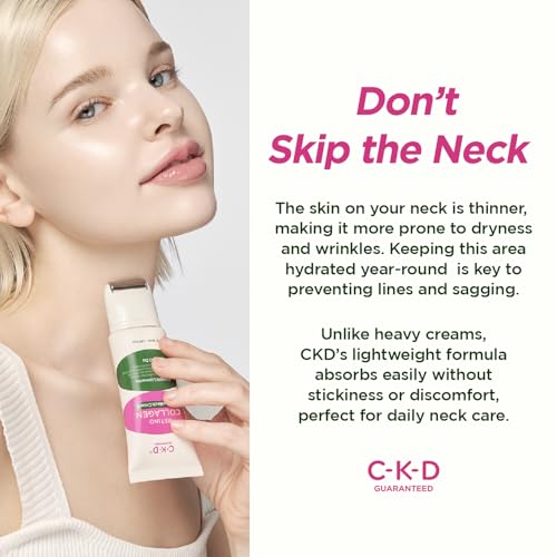 CKD Retinal Collagen Gua Sha Neck Cream 50 mL with Stainless Steel Massage Tool - Variation: Cream 1.69 Fl Oz