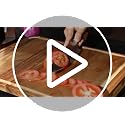 SYOKAMI 2026 Upgrade Kitchen Knife Set with Foldable Magnetic Acacia Wood Block - Sharp & Safe for Families