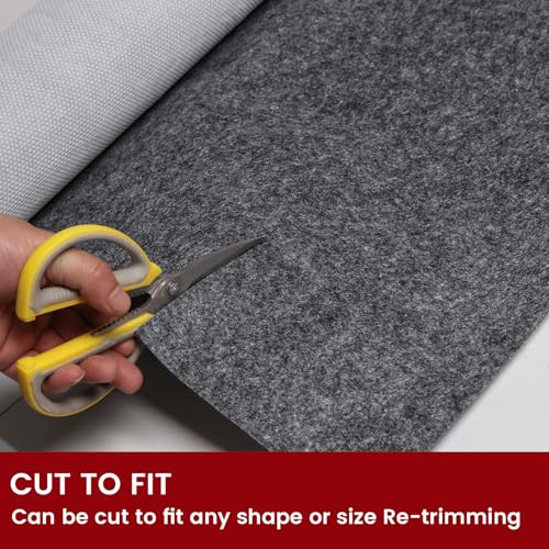 AEHISDHIE 9x12 ft Waterproof Rug Pad Non-Slip Felt Carpet Cushion for All Floors