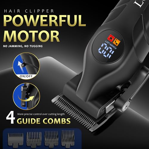 LQT 902 4-in-1 Men's Hair Clippers Set Cordless Trimmer for Beard Ear Nose Grooming
