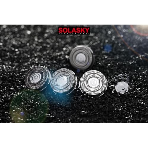 Double-Ring 8pcs Shaver Razor Blade for Pitbull Skull Shaver Replacement head shaver Heads Blades (8 PCS)