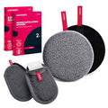 Caveem's Exfoliating Body Scrubber (2 Pack) & Roughness Soap Bag (2 Pack) ? Deep and Gentle Cleansing for Smooth Skin