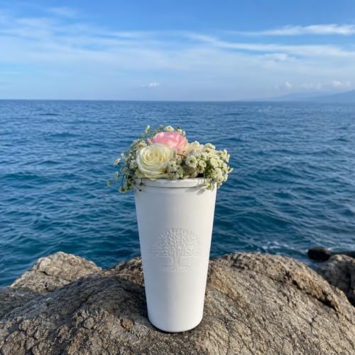 Biodegradable Urn for Human Ashes - Sea & Tree Burial, 210 Cubic Inches
