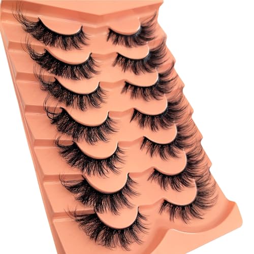 Natural Short Lash Clusters 9-12MM for Clean Eye Makeup Cluster Eyelash Extensions C-curly Wispy Eyelash Clusters Individual Lashes DIY Lash Extension at Home for Beginners by Newcally