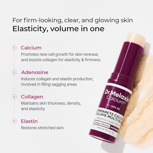 Dr.Melaxin Cemenrete Calcium Multi Balm 9g Korean Skin Care All In One Calcium Volume Stick Collagen Wrinkles Face Eye treatment Balm