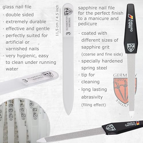 OSTRICH BROWN Nail & Manicure Pedicure Kit - 8-Piece German Engineering