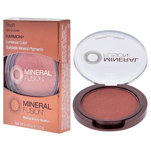 Mineral Fusion Blush Packaging May Vary, Harmony, 0.1 Ounce