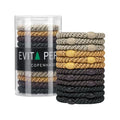 Evita Peroni No Damage Hair Ties Ponytail Holders for Thick Hair - Amber Shadow