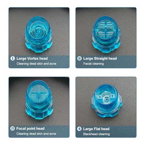 Elitzia Capri Blue Hydrodermabrasion Tips Set for Aqua Peel Machine - 8 Pcs