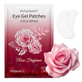 100 Pairs U-Shaped Hydrogel Eye Pads for Lash Extensions ? Ultra-White, Rose-Scented, Ultra-Thin & Anti-Allergic Under Eye Gel Patches ? Professional Eyelash Extension Supplies by ShiTianQianYe