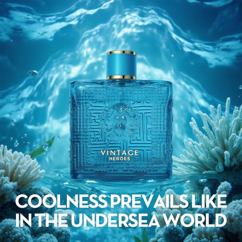 AFLUXE 2PCS Men's Cologne Set Valentine Milano & Vintage Hero Eau De Toilette