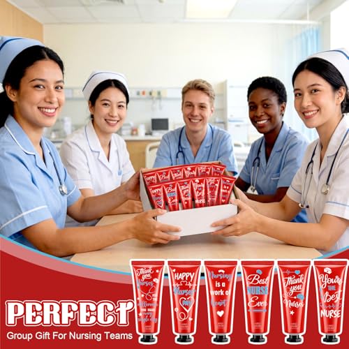 36 Pack Travel Size Hand Cream Set for Nurses - Moisturizing & Giftable