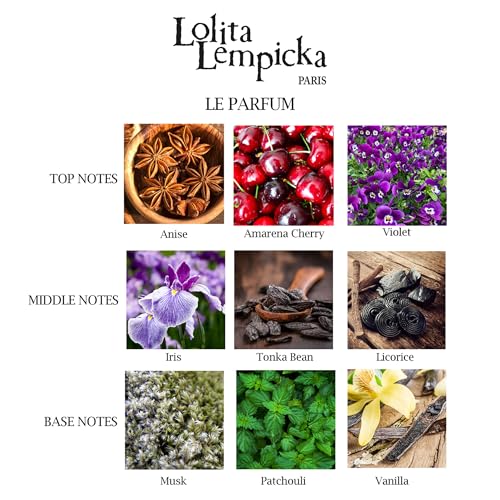 Lolita Lempicka Le Parfum Eau De Parfum Spray 0.5 Fl Oz for Women - Licorice, Violet, Anise - Sample Size