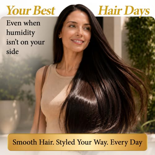 Evalectric Argan Oil Hair Serum 2 Fl Oz - Frizz Control & Damage Repair