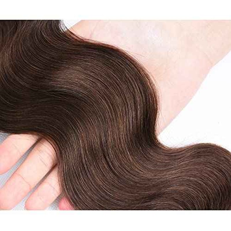26 28 30 inch Dark Brown Body Wave Bundles Brown Human Hair Bundle #4 Body Wave Bundles Grade 8A Remy Hair Weave