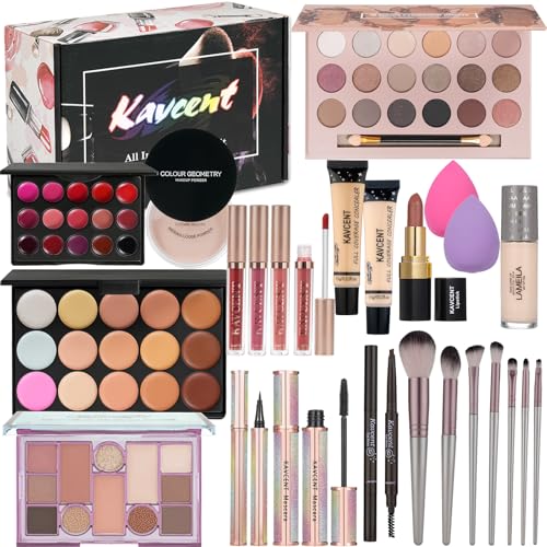Large Makeup Kit for Teens and Women Full Set Eyeshadow Lip Foundation Gift