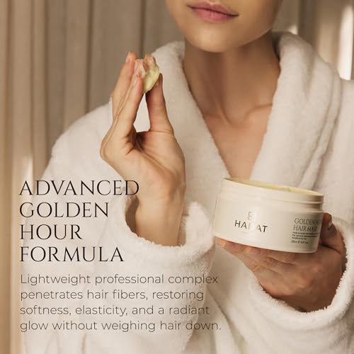 Professional Hair Mask for Dry Damaged Hair with Pearl Powder - Hydrating Nourishing Treatment