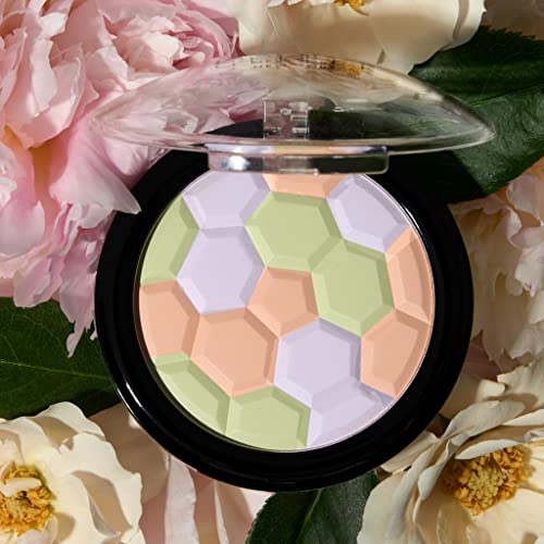 LAURA GELLER NEW YORK Filter Finish Pressed Radiant Setting Powder + Airbrush Round Kabuki Makeup Brush