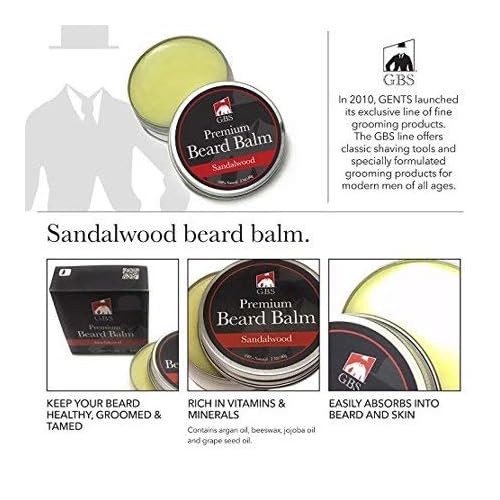 G.B.S Beard Care Razor kit, Beard Oil, Beard Brush, Sandalwood Beard Balm, Barber Scissors, Dressing Comb, MCT Mustache Comb and Razor Shavette Blades
