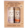 Savannah Bee Heel & Body Balm Duo Gift Set - Beeswax and Honey for Healthy and Hydrated Skin