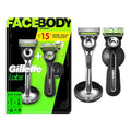 Gillette Labs Razor Duo Pack with 2 Refills - Face & Body Grooming Kit