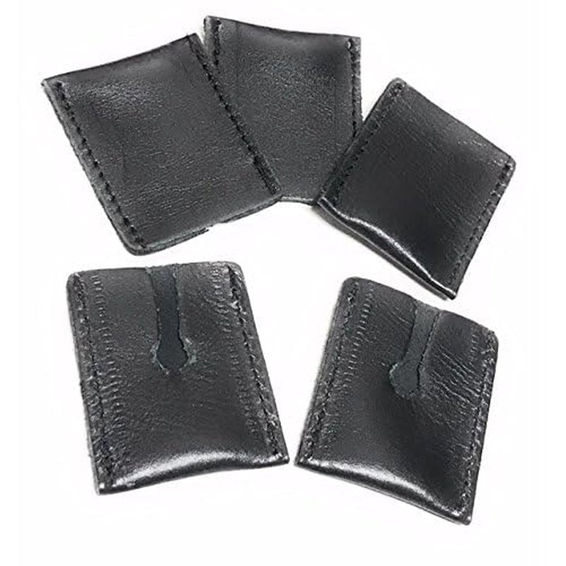 G.B.S Leather Double Edge Safety Razor Head Protective Sheath, Travel Cover, Pack of 5