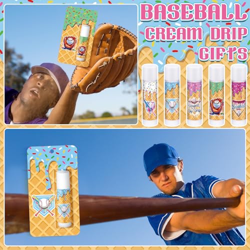 Classic 45 Pcs Baseball Theme Lip Balm Gift Set - Team Sports Favor