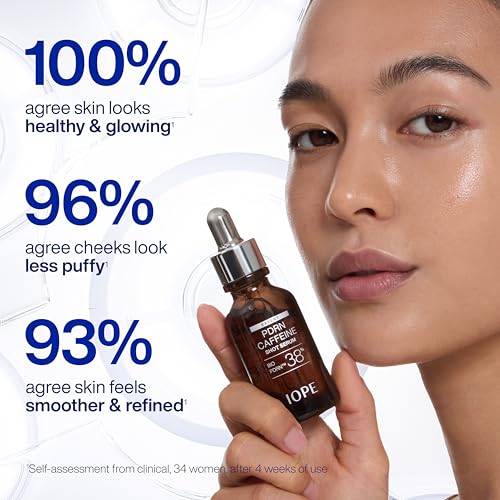 IOPE PDRN Caffeine Shot Serum for Depuffing & Skin Rejuvenation - 1.01 fl oz