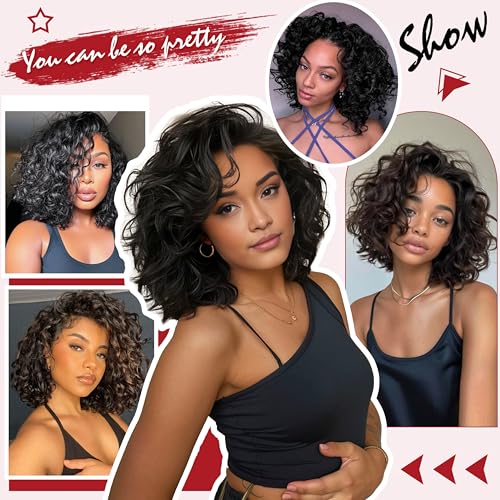 9 Packs Ocean Wave Crochet Hair 14in - Protein Fiber, Pre-Looped Boho Style