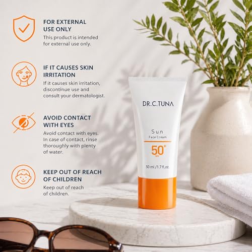 Farmasi Dr. C. Tuna SPF 50 Face Sunscreen, UVA UVB Protection, 1.7 fl oz