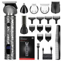 6-in-1 Men's Grooming Kit with Hair Trimmer, Beard & Nose Clipper