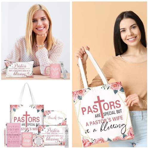 Pastor's Wife Appreciation Gift Set Pink - 8 Piece Christian Gift Collection