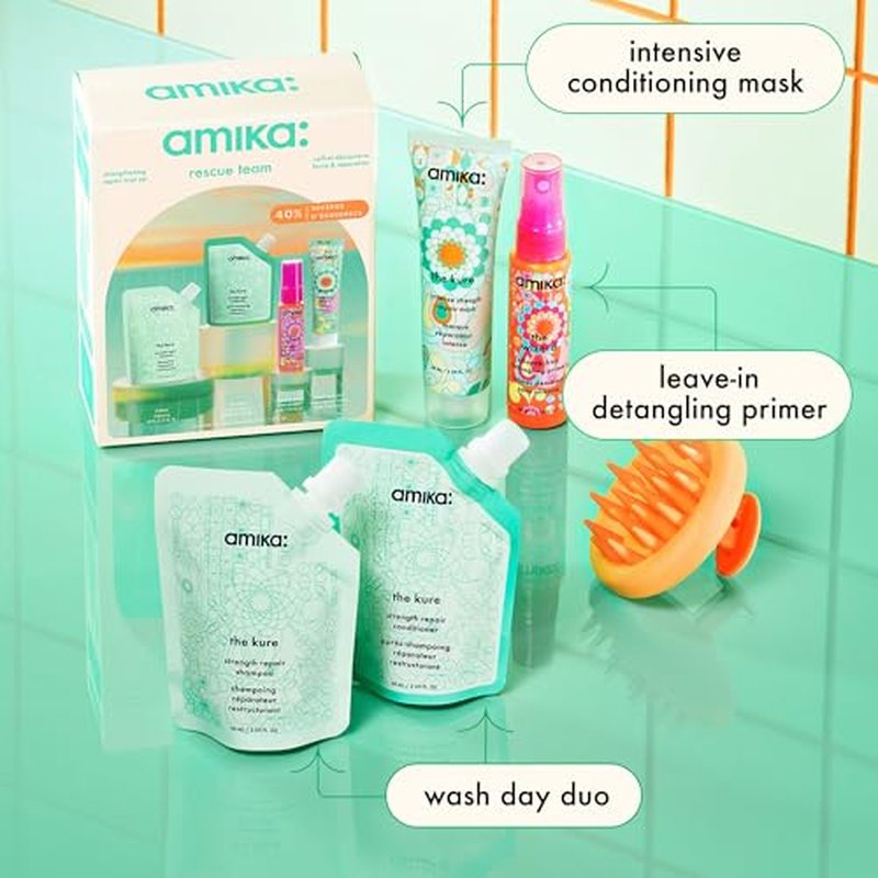 amika rescue team hair routine trial set