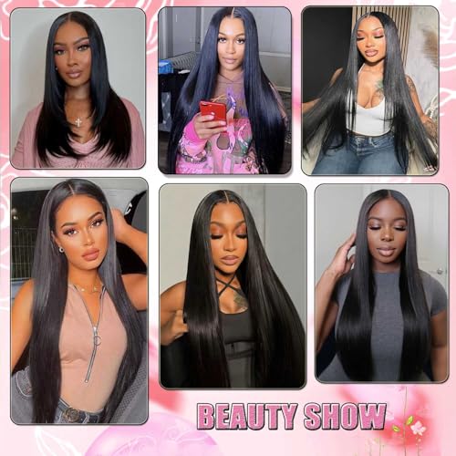 Human Hair Lace Closure 2x6 HD Straight Brazilian Virgin 10 Inch Natural Color