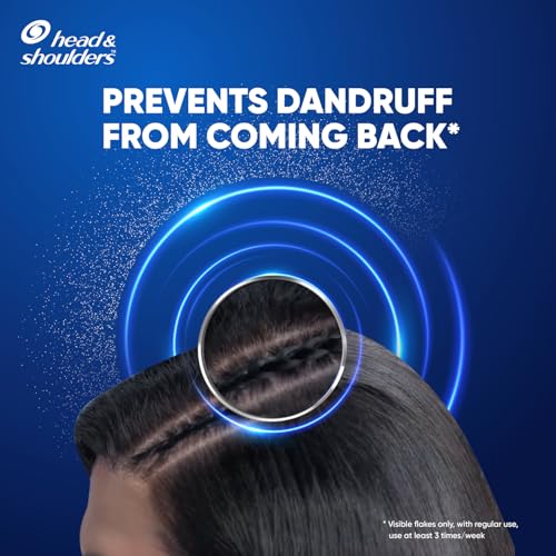 Head & Shoulders Anti-Dandruff Shampoo with Menthol 1L - Gentle for Color & Chemically Treated Hair