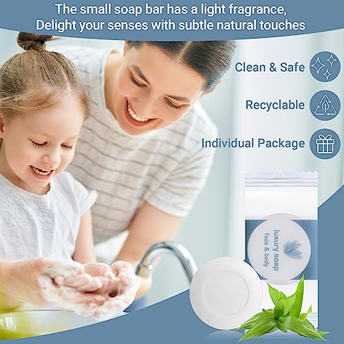600 Pcs Mini Bar Soap Bulk Travel Hand Soaps for Hotels & Spa - 0.35oz