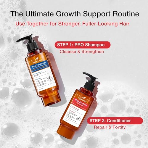 HairLabs Keratin & Biotin Conditioner for Damaged Hair 7 Fl Oz Red Label - Deep Nourishing Treatment