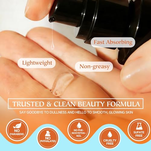 Vitamin C Serum for Face - CE Ferulic Acid Facial Serums - Brightening & Hydrating Anti-Aging Serum for Dark Spots, Uneven Tone & Fine Lines ? Clean, Paraben-Free Formula ? 1 fl oz