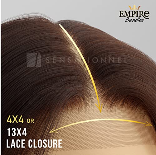 Sensationnel Empire 4x4 Lace Closure 10 Inch Straight Natural/Black