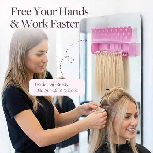 Hair Extension Holder Stand with 5 Installation Modes - Suction & Wall Mount