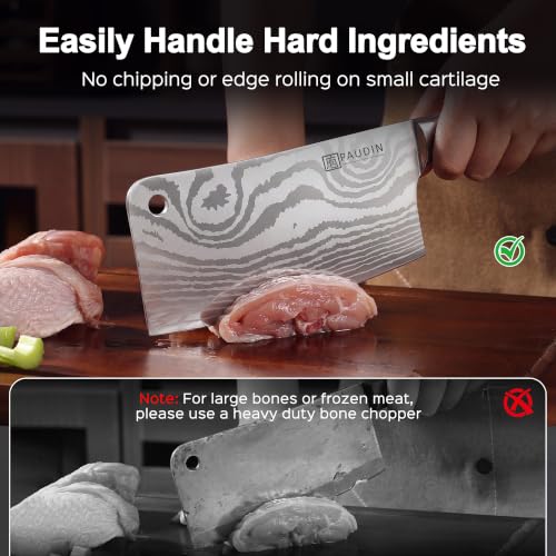 7 Inch Meat Cleaver Knife - Ultra Sharp Kitchen Chopping Tool
