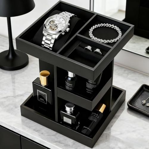 Rotating Cologne Organizer for Men