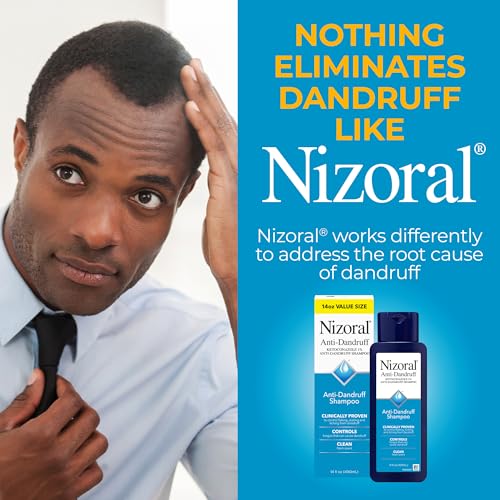 Nizoral Anti-Dandruff Shampoo with 1% Ketoconazole, Fresh Scent, 14 Fl Oz (Pack of 2)