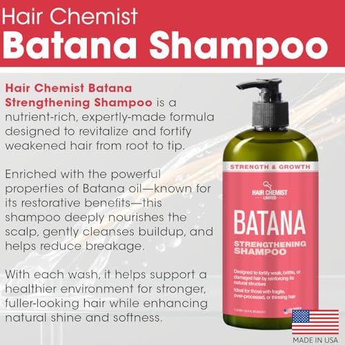 Strengthening Shampoo & Conditioner Set - Hair Growth & Thickening, 33.8 oz