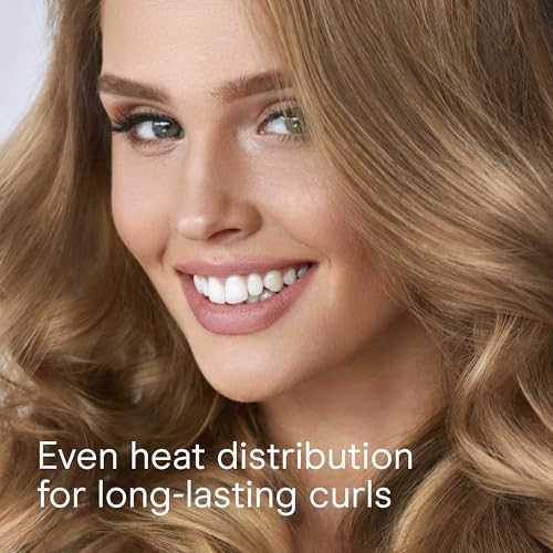 Conair Curling Iron Brush 1.25 Inch Instant Heat Nylon Bristles Black